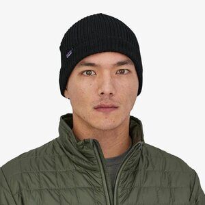 Patagonia Fisherman's Rolled Beanie in black